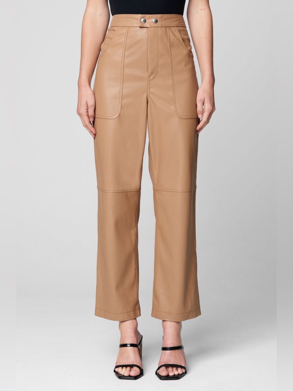 BLANKNYC The Baxter Faux Leather Straight Leg Pants Size 25